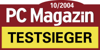 Testsieger PC-Magazin 10/2004