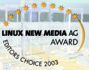 Linux New Media Award 2003