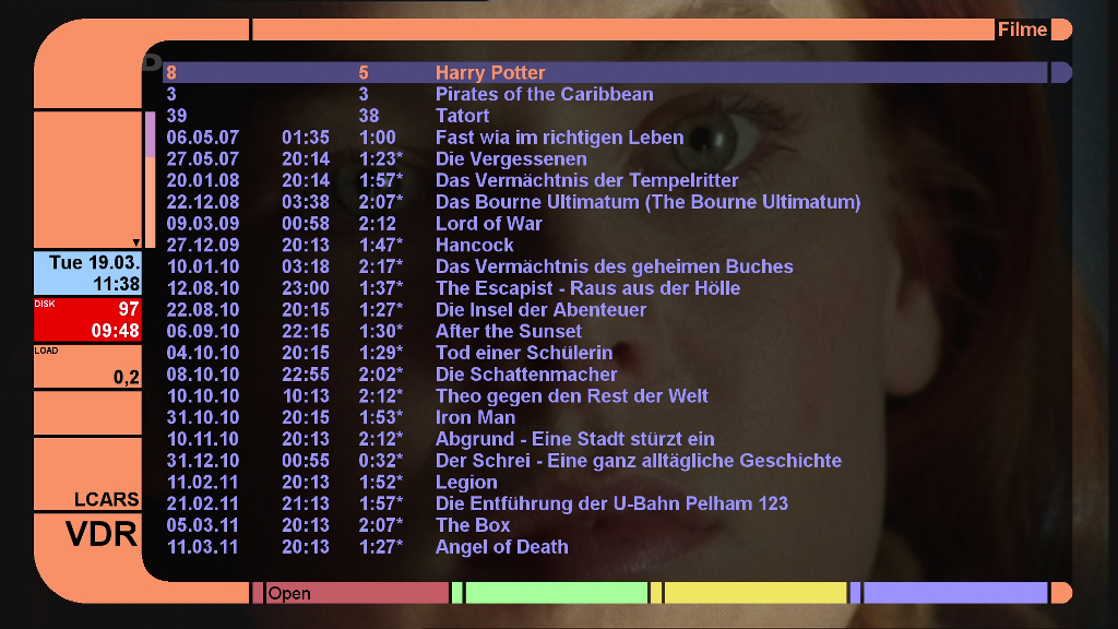 On Screen Menu