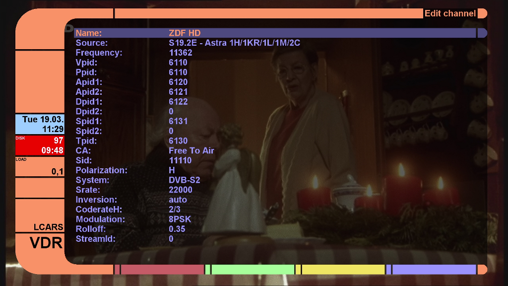 On Screen Menu